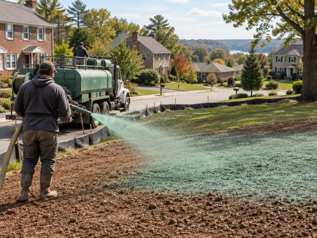 Hydroseed Lawn Installation in Philadelphia, PA